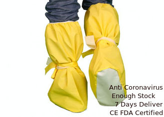 Porcellana Le coperture non tessute della scarpa dell'ospedale, soprascarpa eliminabile riguarda il PVC punteggiato fornitore
