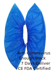 Porcellana Le coperture di plastica materiali della scarpa di CBE, piede di plastica eliminabile copre l'anti bene durevole del virus fornitore