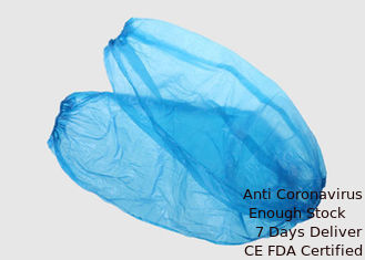 Porcellana Certificazione di iso del CE su misura plastica eliminabile blu della copertura della manica del braccio di colore fornitore