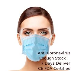 Porcellana Filtrazione eliminabile morbida della maschera di protezione alta non che irrita la maschera non tessuta della bocca fornitore