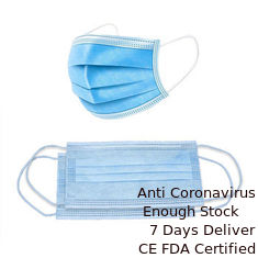 Porcellana Non irritando polvere non tessuta Earloop eliminabile della maschera di protezione l'anti protezione la maschera fornitore