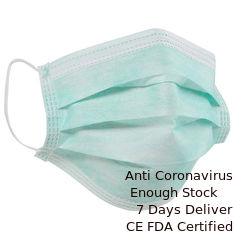 Porcellana La maschera di protezione eliminabile di degradazione facile/3 maneggia la maschera di protezione eliminabile di verde pp fornitore
