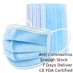 Porcellana Monouso ecologico eliminabile della maschera di protezione dell'anti virus con Earloop elastico fornitore
