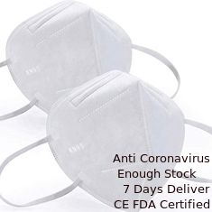 Porcellana Anti maschera di protezione pieghevole KN95 di inquinamento 3D, maschera di sicurezza di filtro dell'aria 4-Layer fornitore