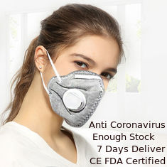 Porcellana Maschera di polvere colorata maschera piegante protettiva FFP2 di salute con anti inquinamento della valvola fornitore