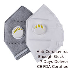 Porcellana Colore bianco piegante della maschera del respiratore FFP2 per fabbricazione elettronica fornitore