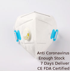 Porcellana L'anti maschera di protezione personale del cotone della polvere FFP2 ripiega la maschera di protezione protettiva fornitore