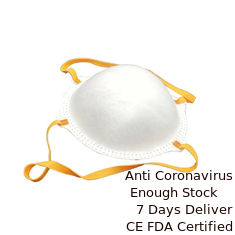 Porcellana Maschera di protezione polverizzata della polvere FFP2 di protezione a forma di eliminabile della tazza fornitore