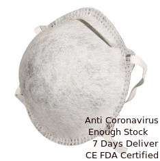 Porcellana Maschera di polvere eliminabile multifunzionale, maschera di protezione a forma di dell'anti tazza della polvere FFP2/N95 fornitore
