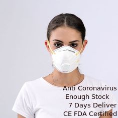 Porcellana Maschera di polvere eliminabile di forma della tazza, maschera della tazza di FFP1/FFP2 con la valvola fornitore