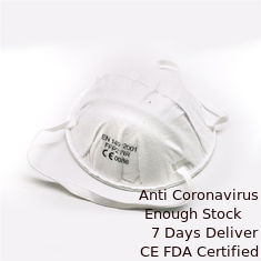Porcellana Maschera amichevole della tazza FFP2 di Eco, maschera polverizzata del respiratore per il luogo pubblico fornitore