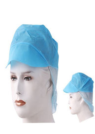 Cappello eliminabile molle del cuoco unico, cappucci medici eliminabili pp non tessuti materiali fornitore