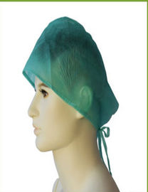 Bouffant eliminabili del tessuto di Spunbond sfregano la forza ad alta resistenza dei cappucci 61x14 cm fornitore