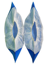 La scarpa di plastica blu dell'anti virus riguarda la sanità economica materiale di CBE dei pp fornitore
