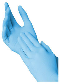 Chiara resistenza blu inodora di plastica comoda di puntura di colore dei guanti eliminabili fornitore