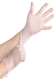 La polvere eliminabile dei guanti della mano del chiaro vinile libera con la certificazione di iso di FDA del CE fornitore