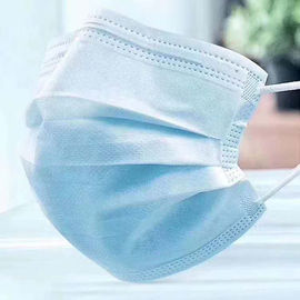 Protezione eliminabile non tessuta della maschera di protezione del blu 3-Ply per industria/hotel fornitore