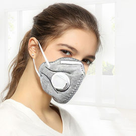 Maschera di polvere colorata maschera piegante protettiva FFP2 di salute con anti inquinamento della valvola fornitore