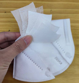 Colore bianco piegante della maschera del respiratore FFP2 per fabbricazione elettronica fornitore
